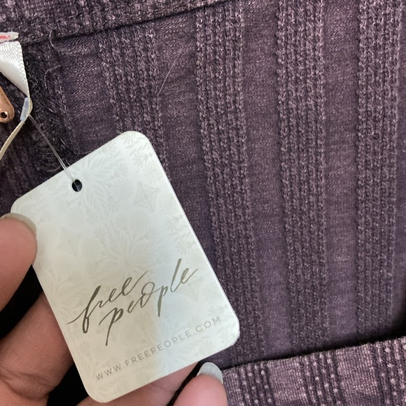 Free People Could I Love You More Eyelet Embroidered Ruffle Cuff Top - Picture 9 of 10